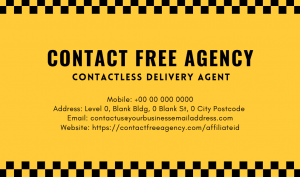 "Contact Free Agency - Contactless Delivery & Business Recovery - Affiliate Tools - Bus Cards"